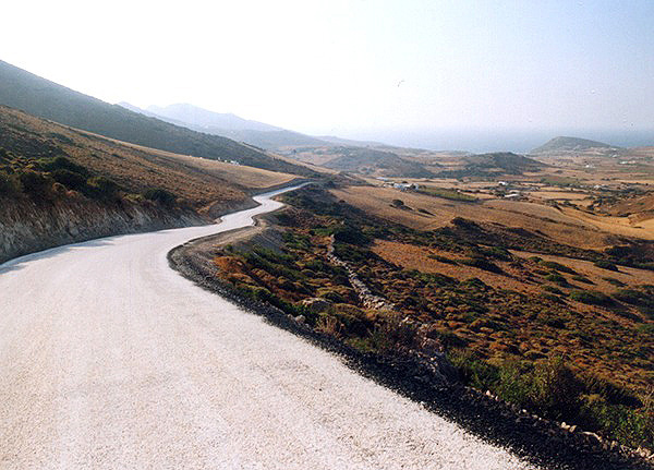 A summer in Greece, driving a scooter in Antiparos