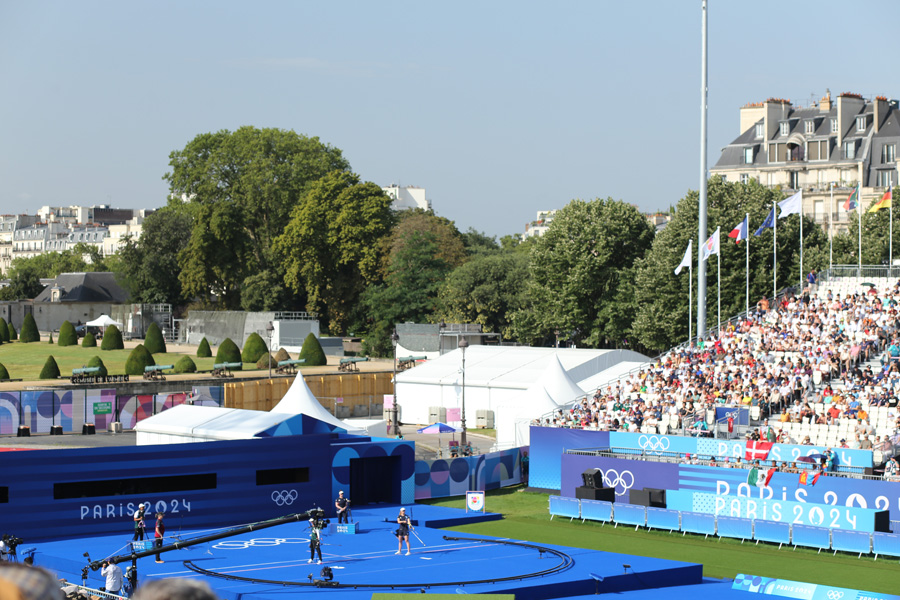 olimpiadi parigi tiro con l'arco campioni foto