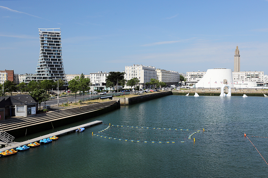 été au havre le havre bassin du commerce, tour alta, Le Volcan, Scène nationale du Havre