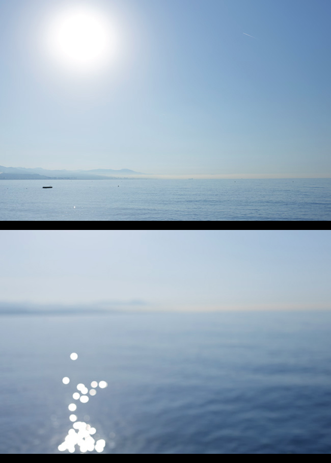 giornata di sole e mare limpido riviera ligure di ponente