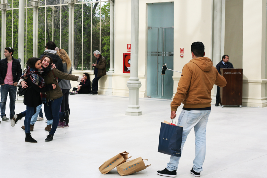 turisti a madrid palais de cristal