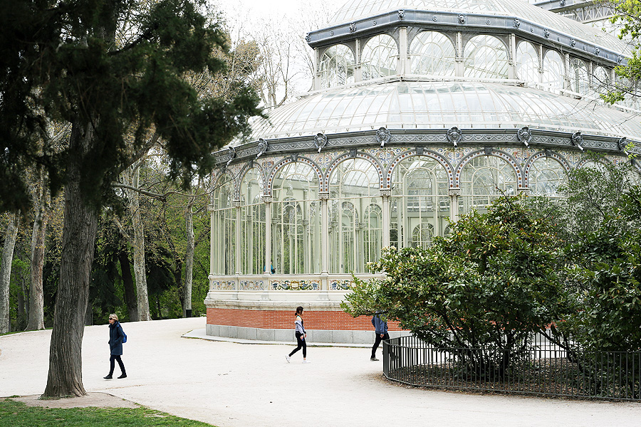 balade dans le grand parc du Retiro de Madri