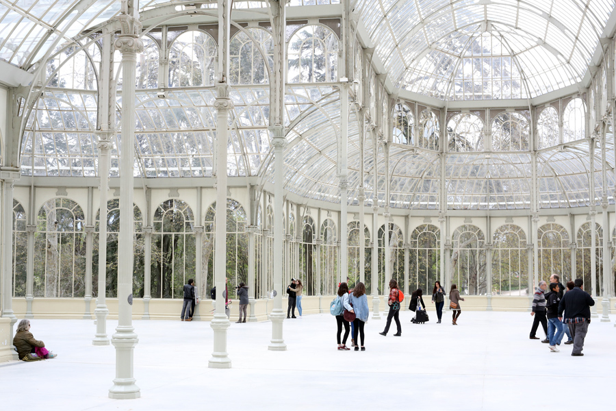 madrid cristal palace, indoor large view