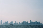 small New York vista dall'Hudson River