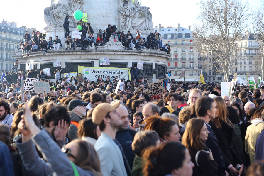 marche pour le climat paris place de la république 16 mars 2019