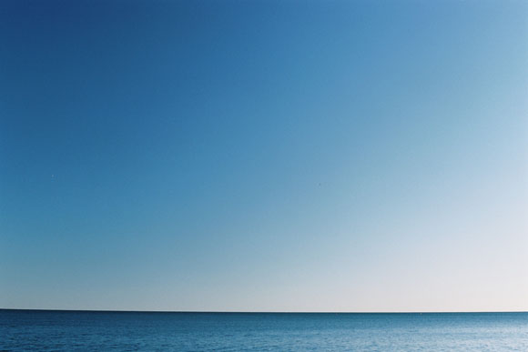 Liguria, view from the sea in the gulf