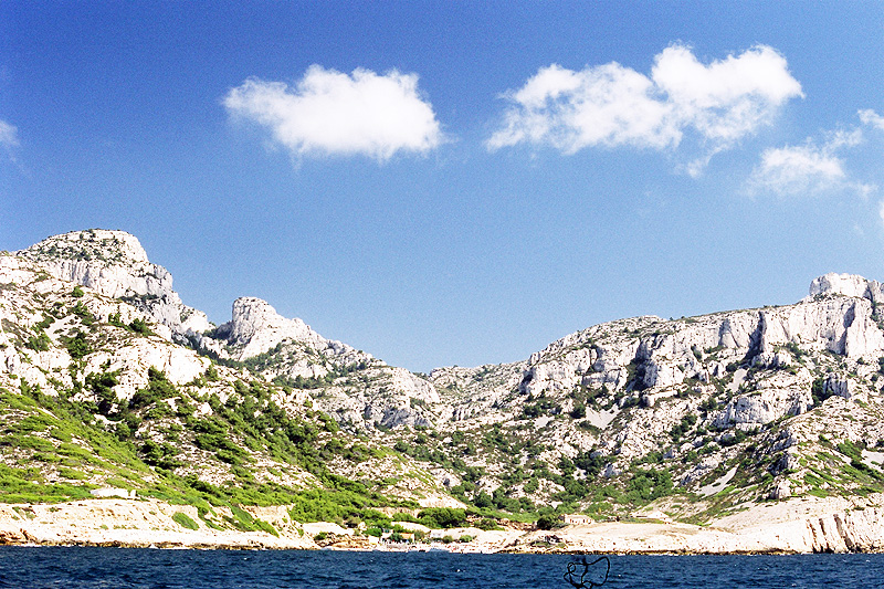 Calanchi al largo di Marsiglia