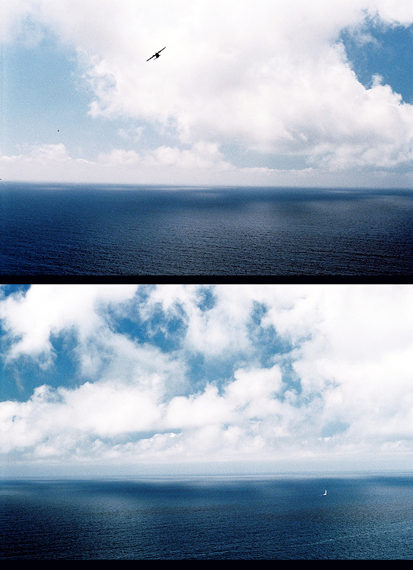 mediterranean sea military plane over the sea maiorca island