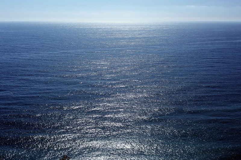 luce mediterranea mare visto dall'alto