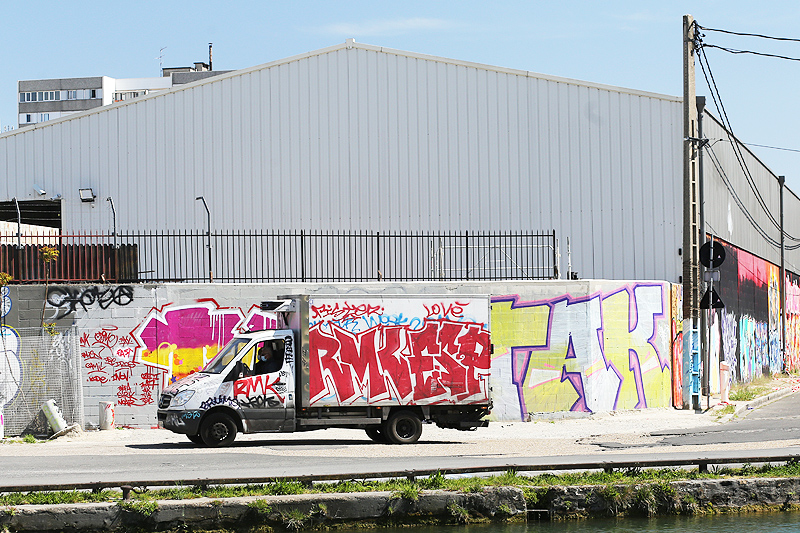 murales street art camionette graffiti