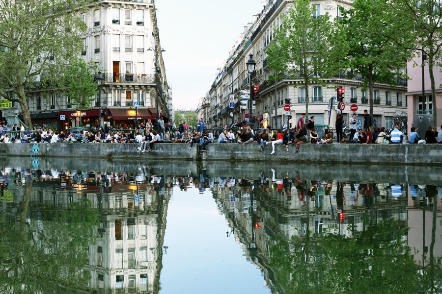 Canal Saint Martin et Chez Prune Paris