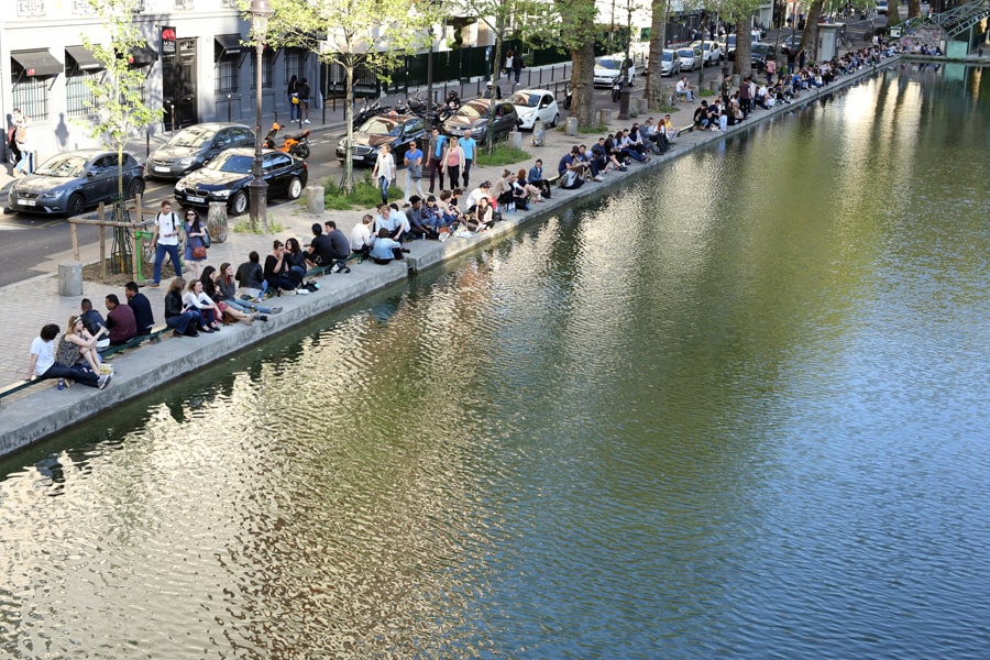 pécho canal saint martin soleil filles