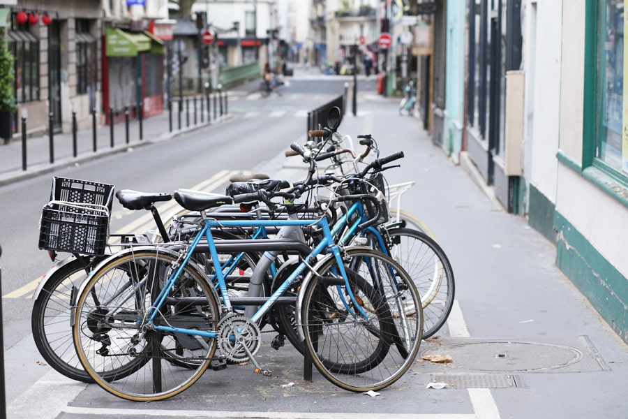 velos garés à paris