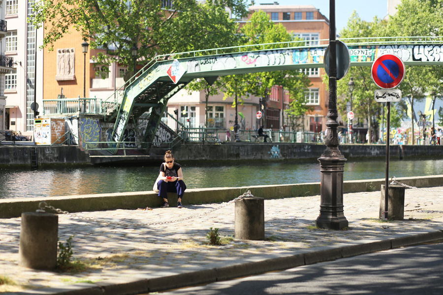 italiani a parigi il canal saint martin, ragazze italiane a parigi